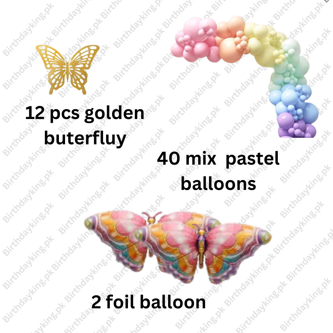 butterfly theme birthday party set - Image 2